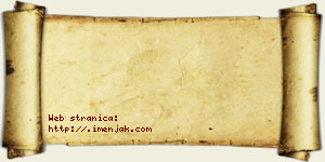 Tijana Medan vizit kartica